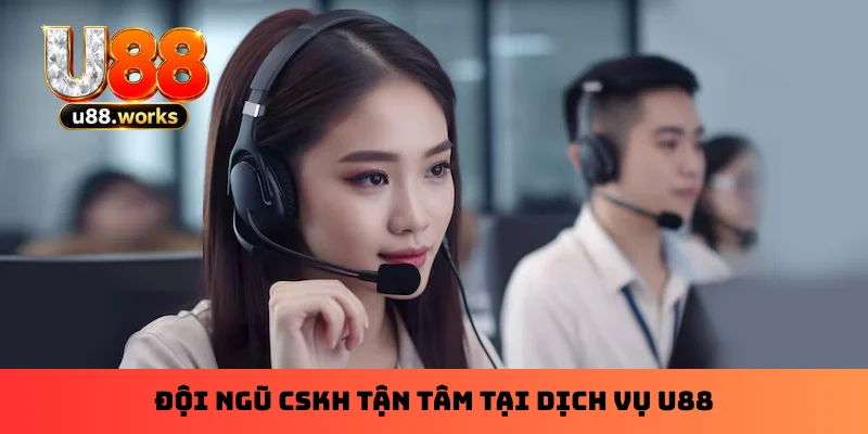 Đội ngũ CSKH tận tâm tại dịch vụ U88 Đội ngũ CSKH tận tâm tại dịch vụ U88