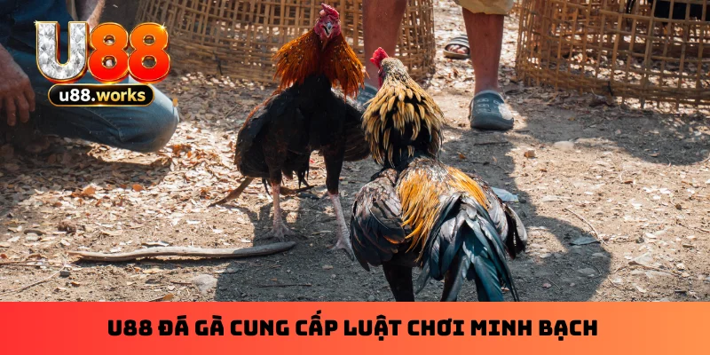 U88 đá gà cung cấp luật chơi minh bạch