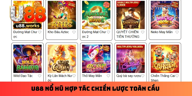 U88 nổ hũ hợp tác chiến lược toàn cầu U88 nổ hũ hợp tác chiến lược toàn cầu